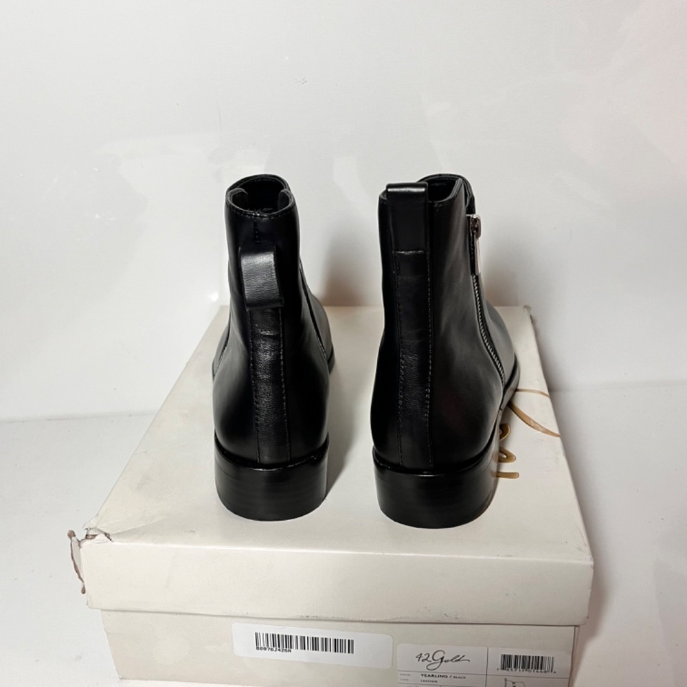 42 GOLD Yearling Leather Booties - Picture 6 of 7